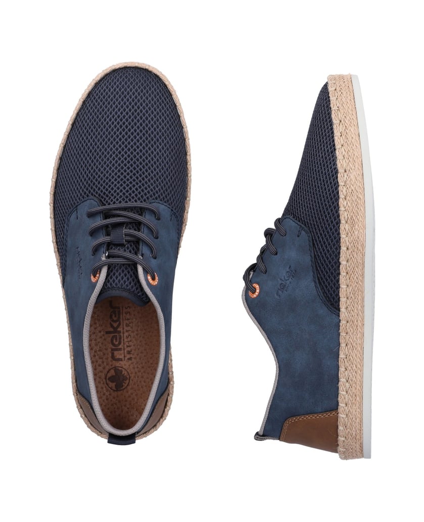 Rieker-Schnürschuhe-B2648-blau