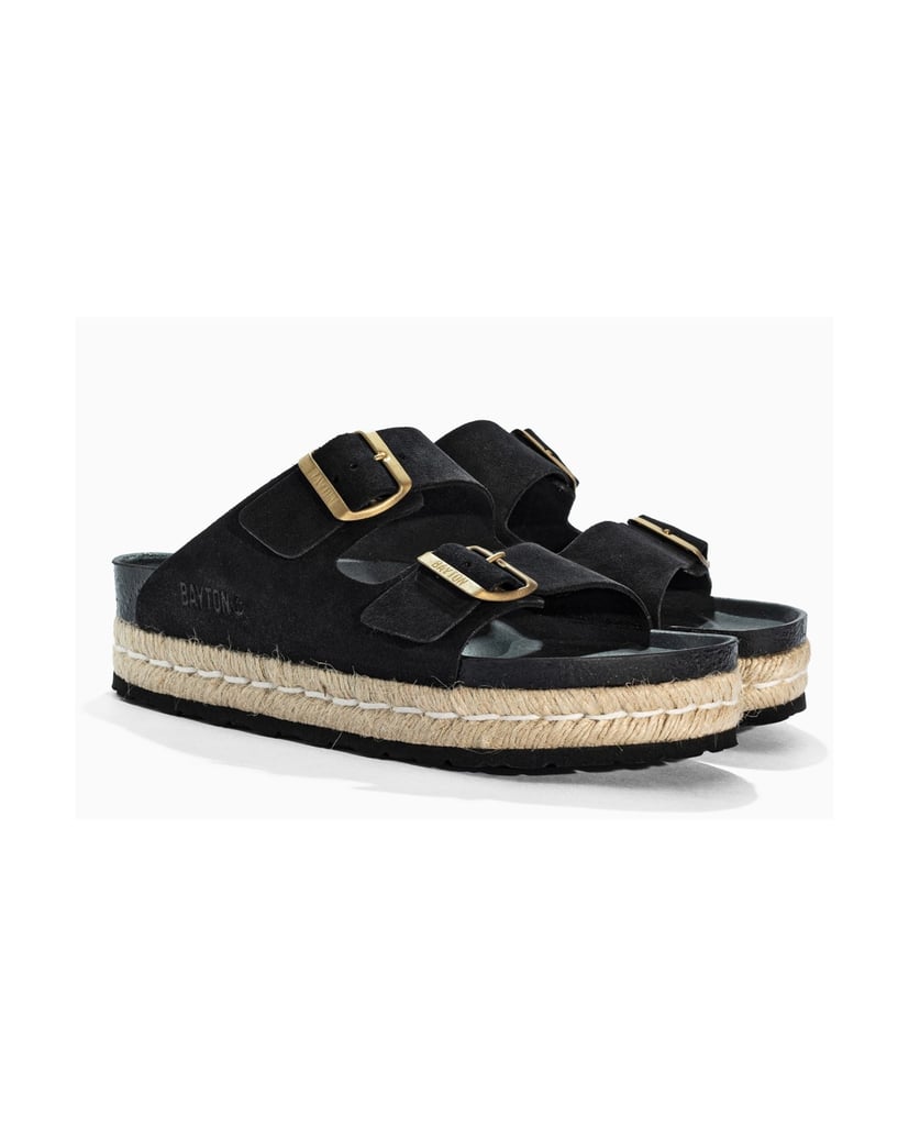Bayton-Sandalen-WILDLEDER-Damen-ALCEE-schwarz