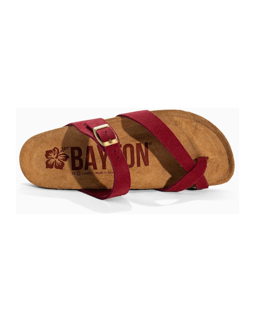 Bayton-Sandalen-WILDLEDER-Damen-DIANE-rot