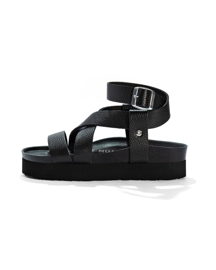 Bayton-Ledersandalen-für-Damen-MYKONOS-schwarz