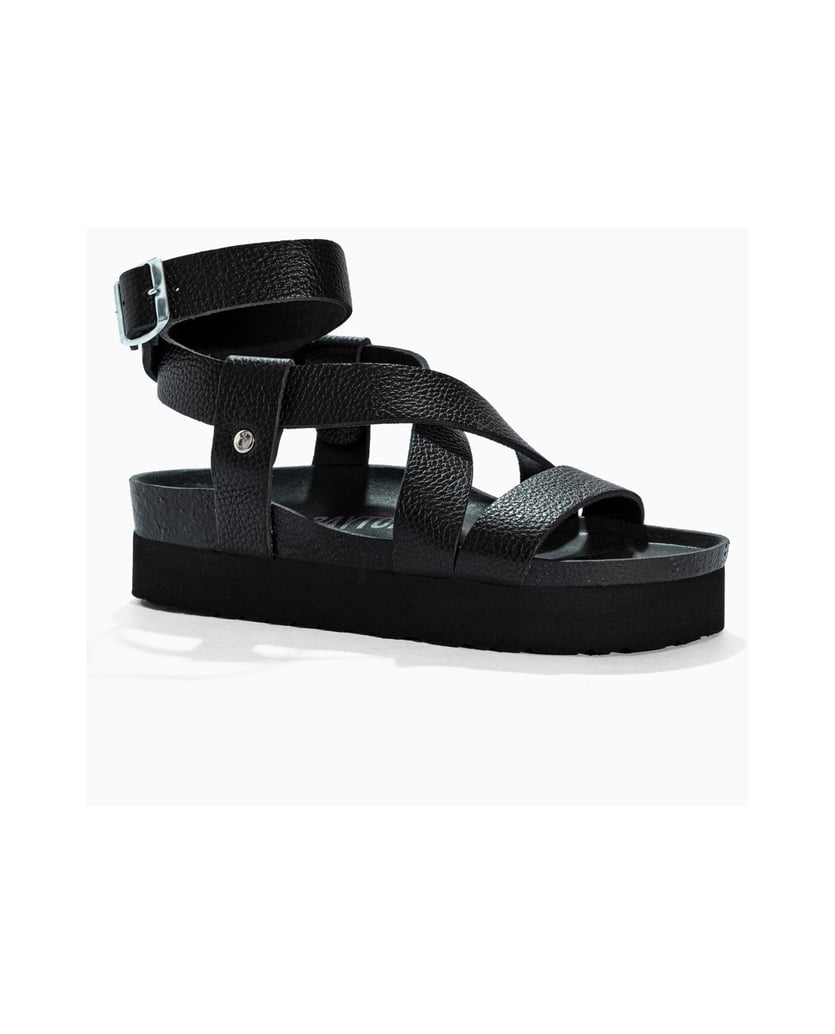 Bayton-Ledersandalen-für-Damen-MYKONOS-schwarz