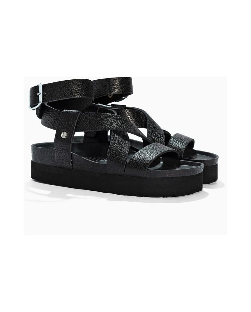 Bayton-Ledersandalen-für-Damen-MYKONOS-schwarz