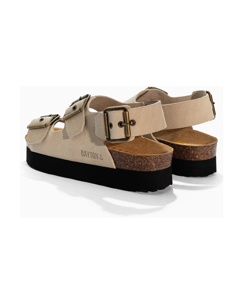 Bayton-Sandalen-WILDLEDER-Damen-ROSA-beige