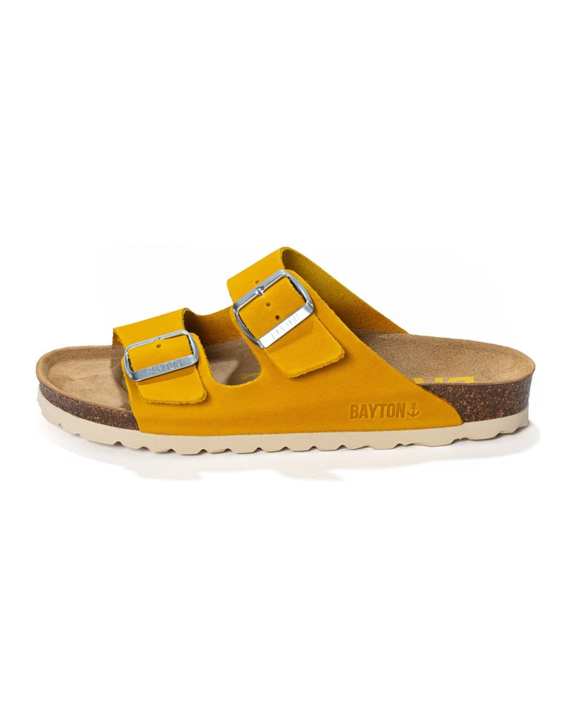 Bayton-Leather-mules-women-Atlas-gelb