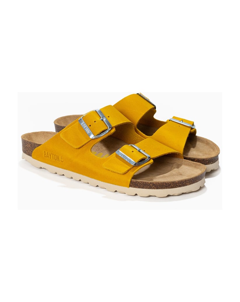Bayton-Leather-mules-women-Atlas-gelb