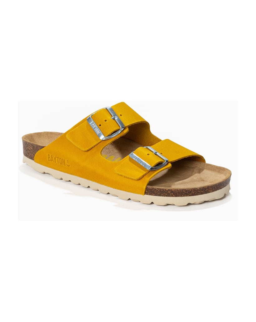 Bayton-Leather-mules-women-Atlas-gelb