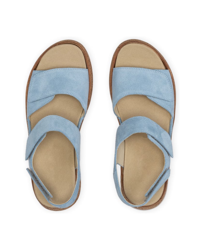VITAFORM-Veloursleder-Sandaletten-hellblau