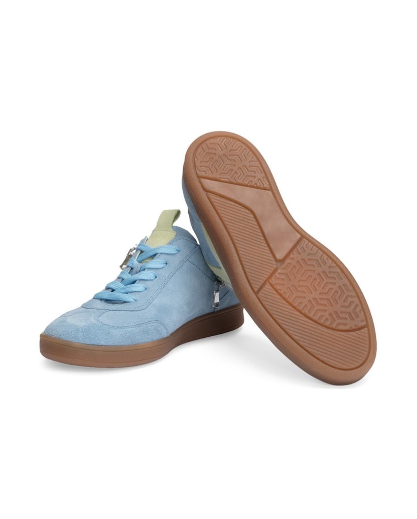 VITAFORM-Veloursleder-Sneaker-hellblau