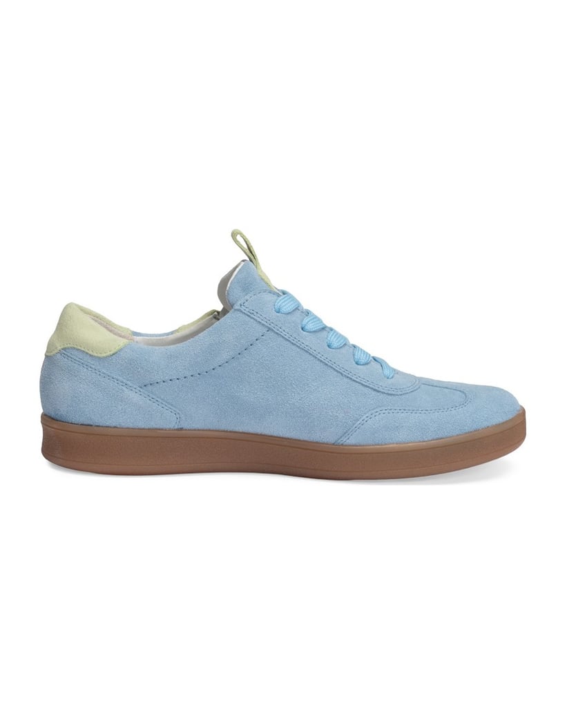 VITAFORM-Veloursleder-Sneaker-hellblau