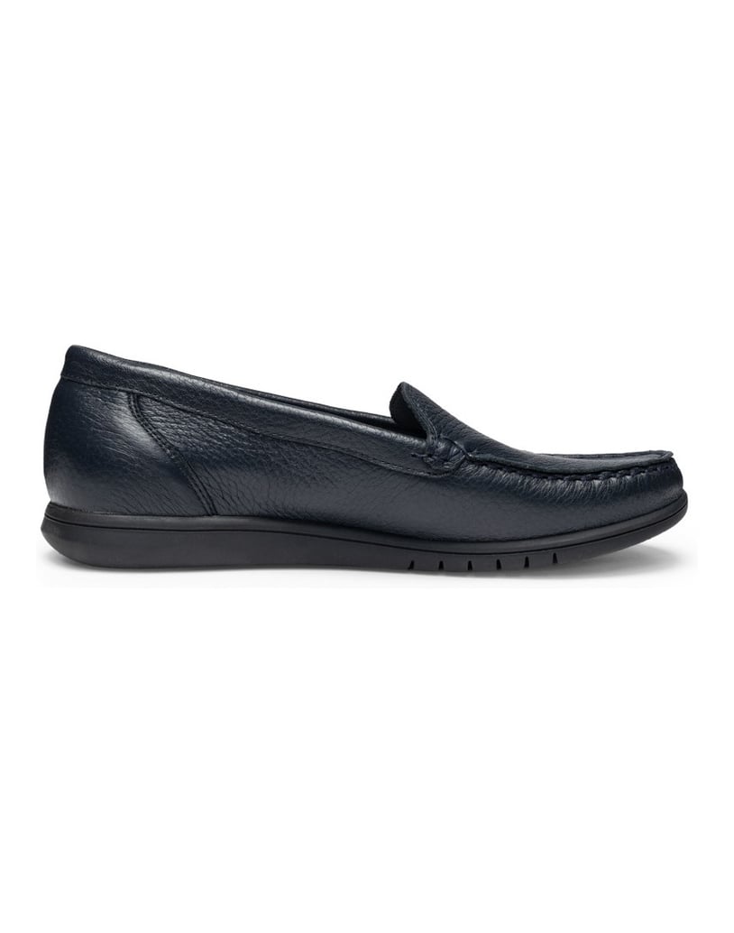 VITAFORM-Hirschleder-Slipper-navy