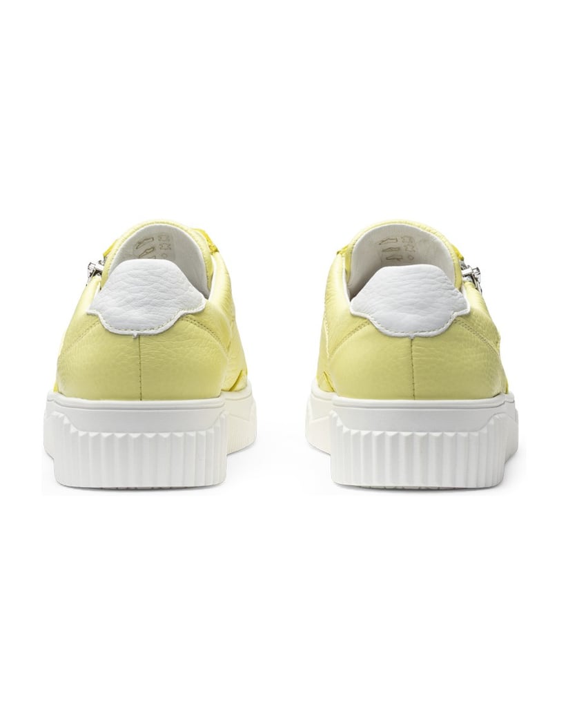 VITAFORM-Hirschleder-Sneaker-gelb