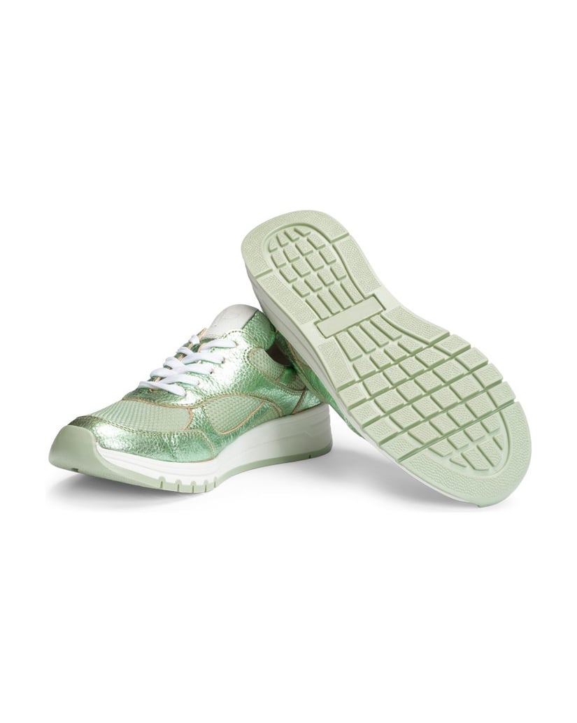 VITAFORM-Softnappaleder-Sneaker-hellgrün