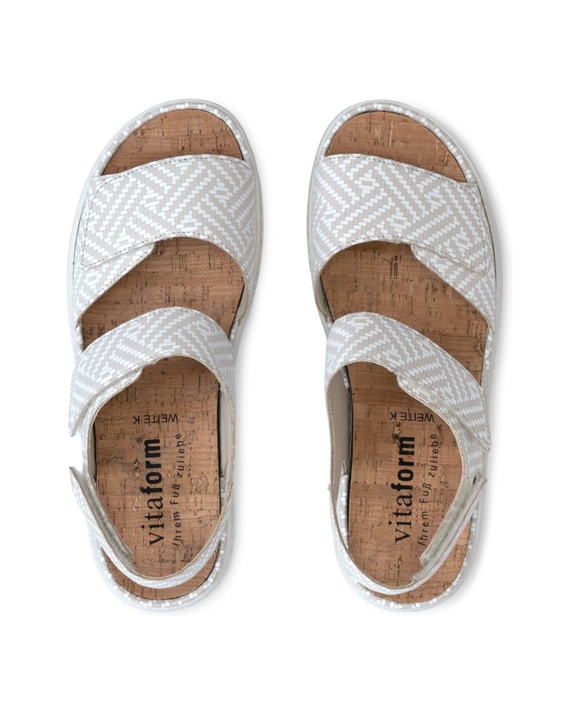 VITAFORM-Nubukleder-Sandalen-beige