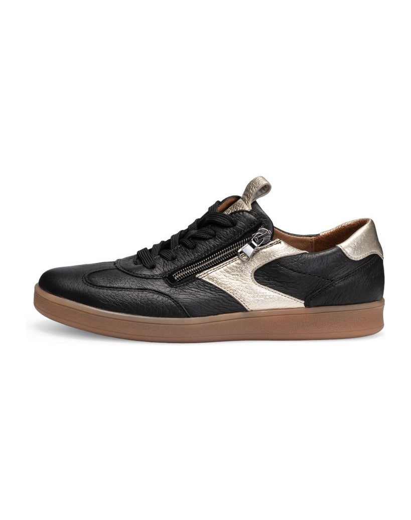 VITAFORM-Hirschleder-Sneaker-schwarz