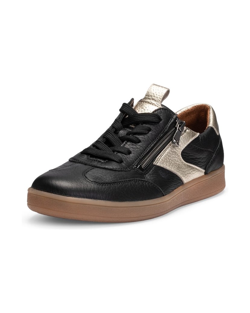 VITAFORM-Hirschleder-Sneaker-schwarz