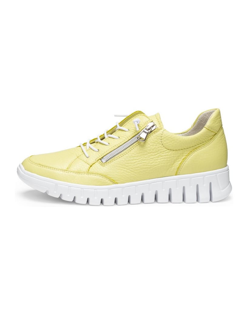 VITAFORM-Hirschleder-Sneaker-gelb