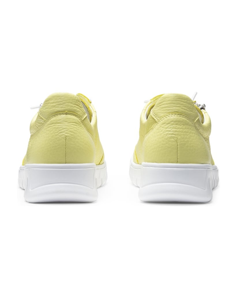 VITAFORM-Hirschleder-Sneaker-gelb