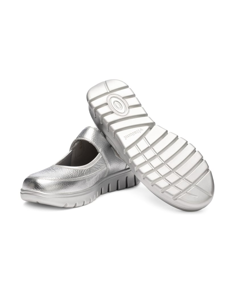 VITAFORM-Hirschleder-Ballerinas-silber