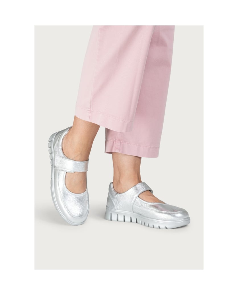 VITAFORM-Hirschleder-Ballerinas-silber