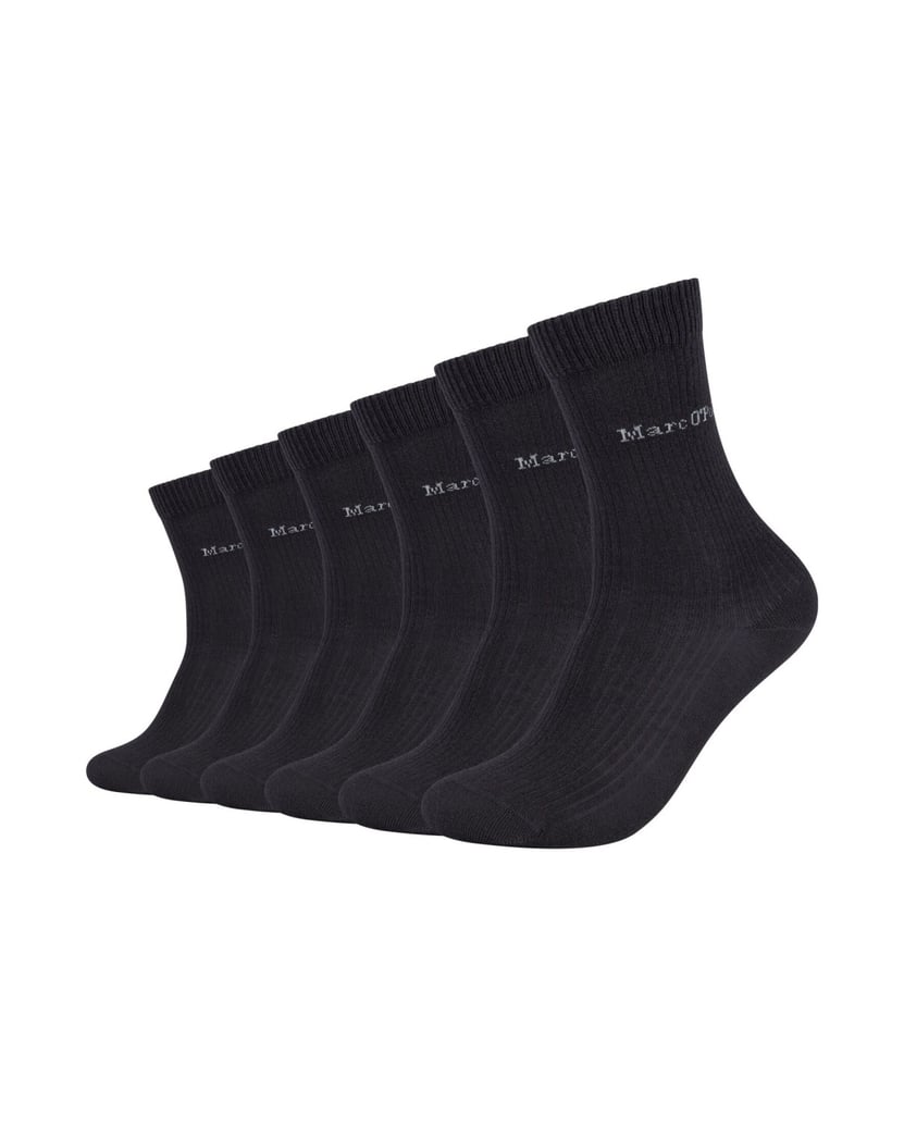 Marc-O´Polo-Socken-Classics-Organic-Rib-schwarz
