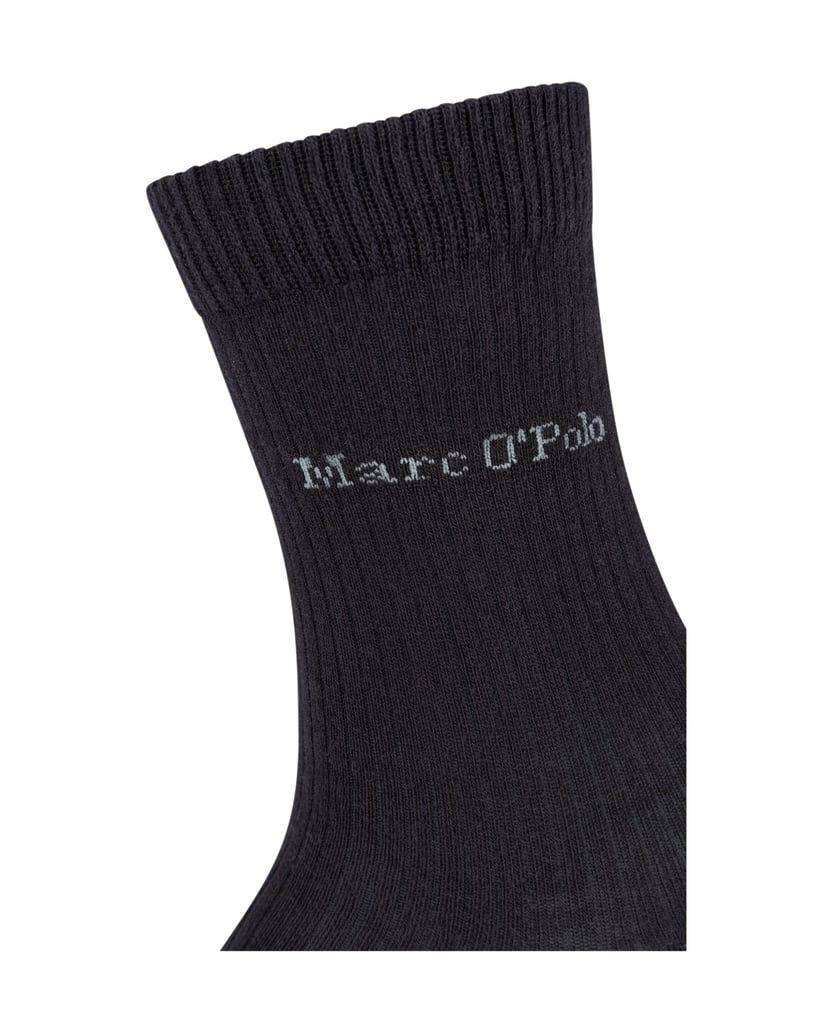 Marc-O´Polo-Socken-Classics-Organic-Rib-schwarz