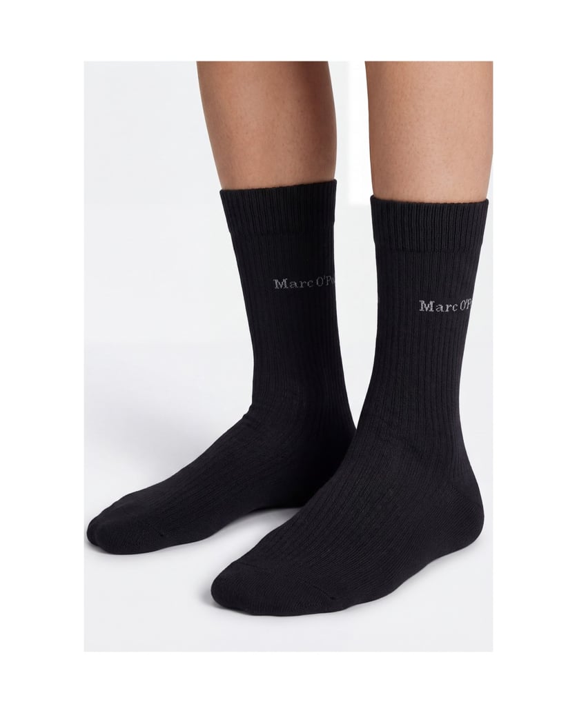 Marc-O´Polo-Socken-Classics-Organic-Rib-schwarz