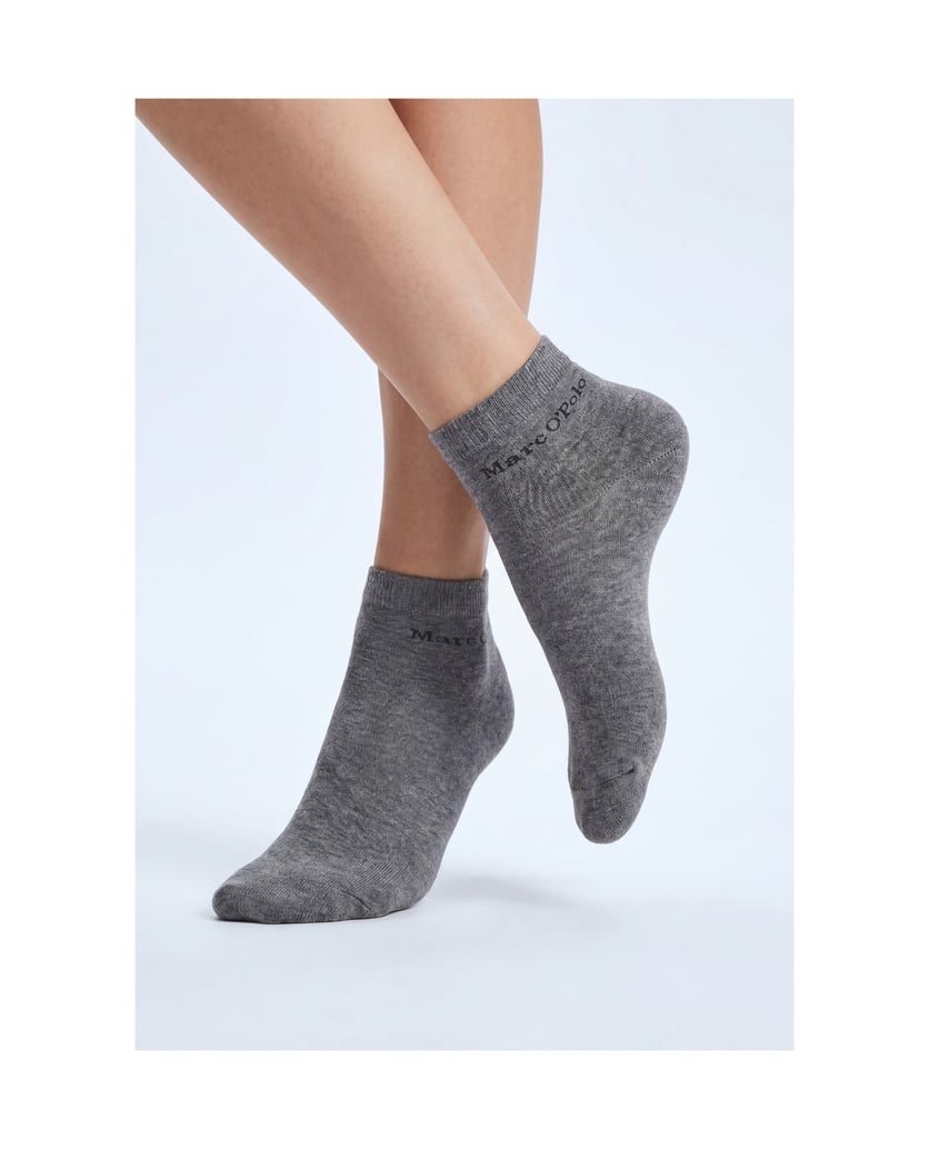 Marc-O´Polo-Kurzsocken-Classics-Organic-grau