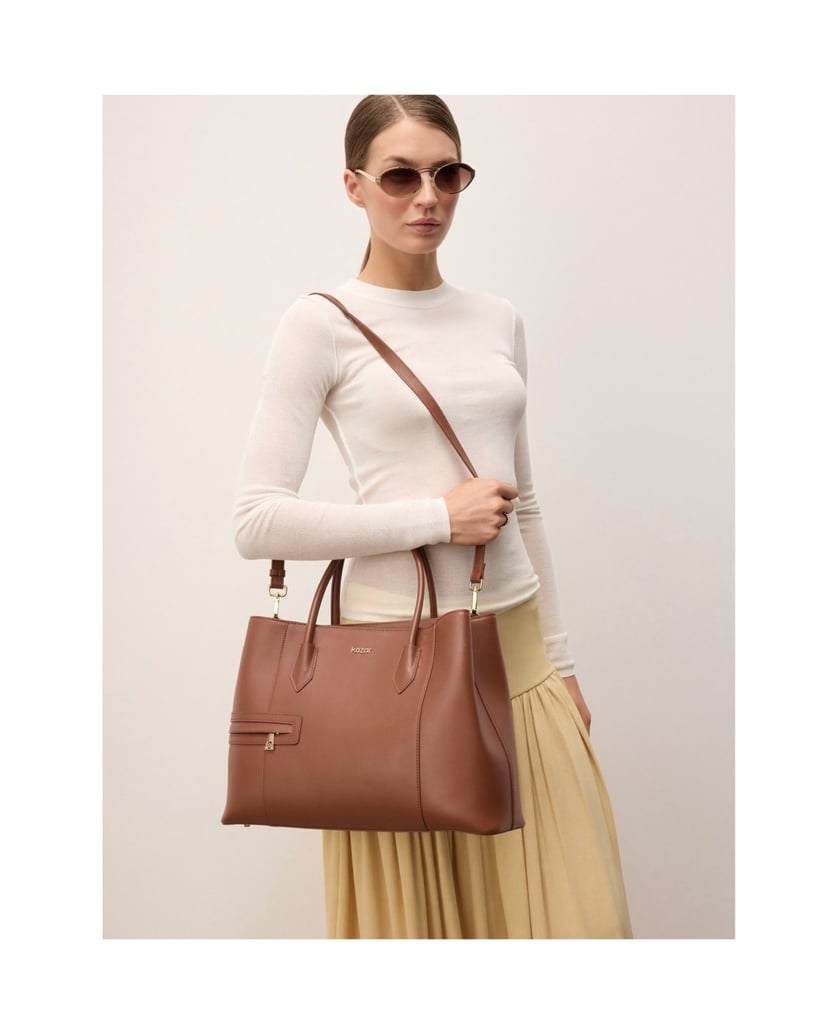 Kazar-Brown-leather-tote-bag-hnedá