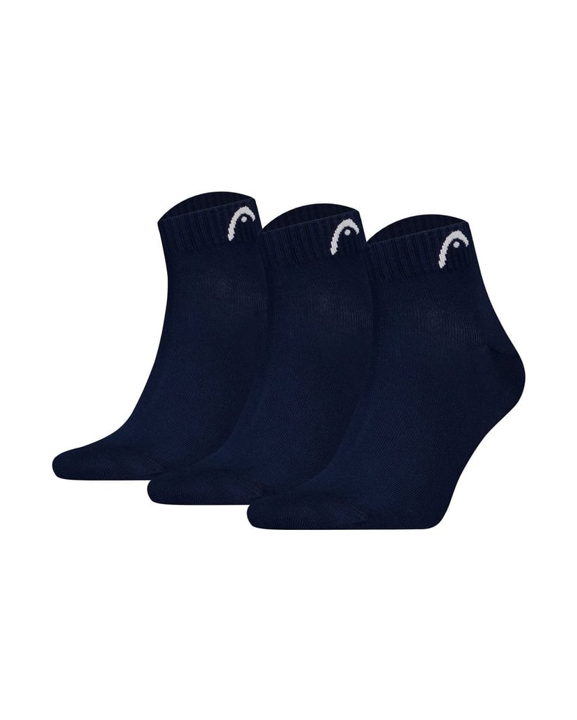 Head-Unisex-Socken-3er-Pack-Elements-All-Sport-Quarter-3P-dunkelblau
