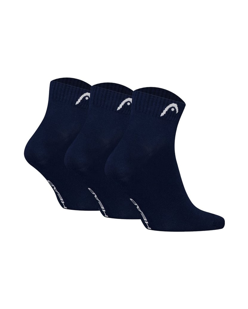 Head-Unisex-Socken-3er-Pack-Elements-All-Sport-Quarter-3P-dunkelblau