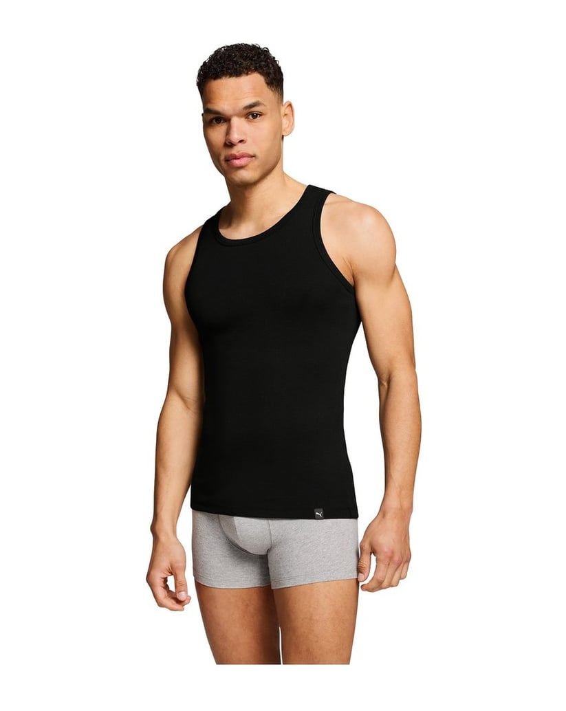 Puma-Herren-Unterhemd-2er-Pack-Tank-Top-2P-schwarz