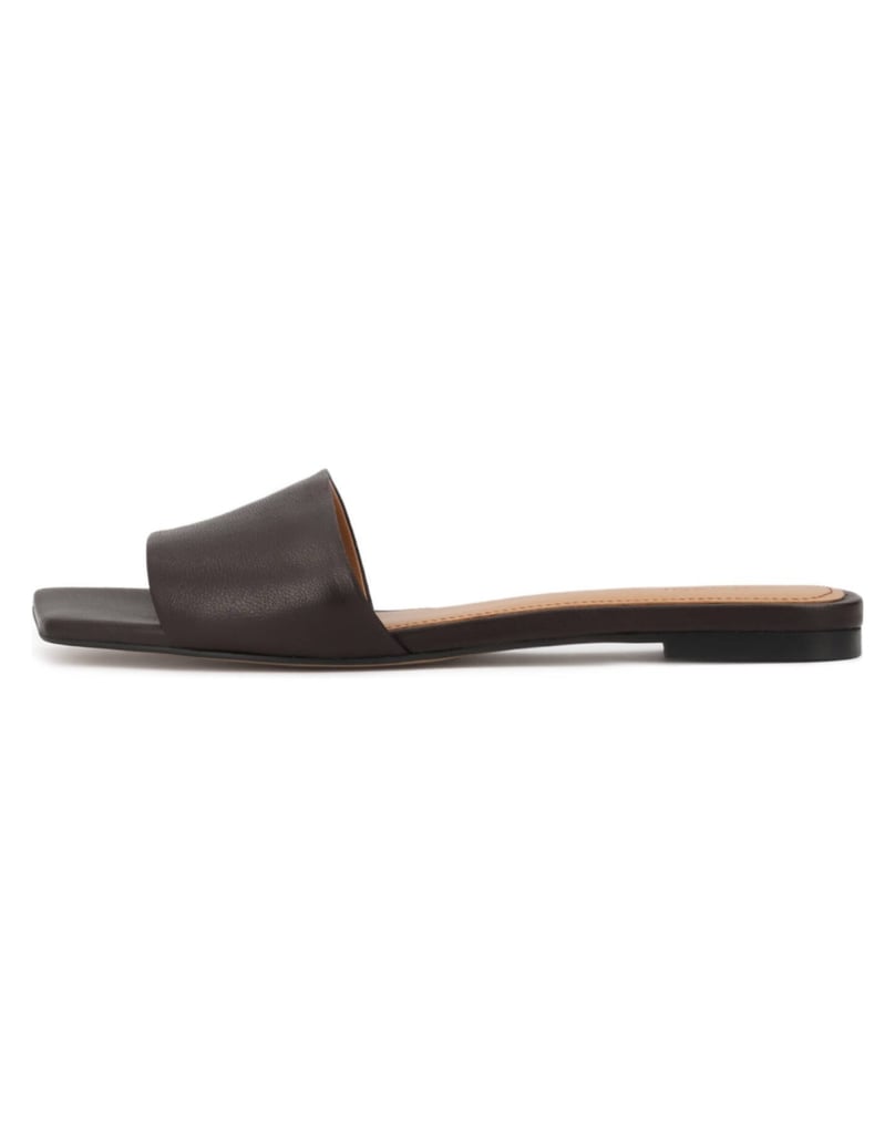 Kazar-Flat-leather-mules-with-asymmetrical-noses-tmavá-hnedá