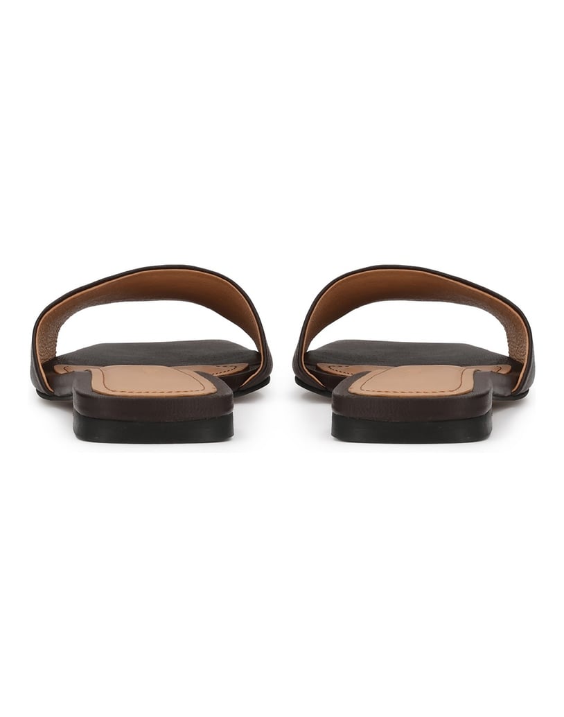 Kazar-Flat-leather-mules-with-asymmetrical-noses-tmavá-hnedá
