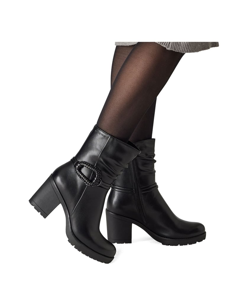 Marco-Tozzi-členková-čižma-čierna