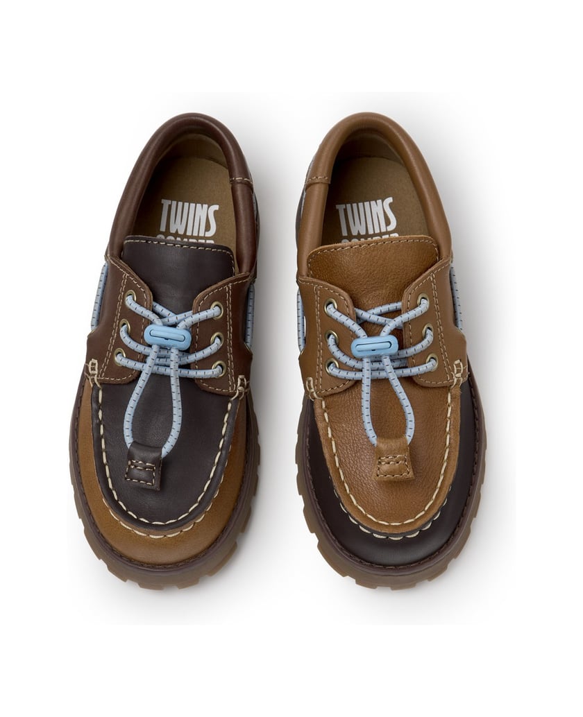 Camper-Schnürschuhe-Compas-Twins-braun