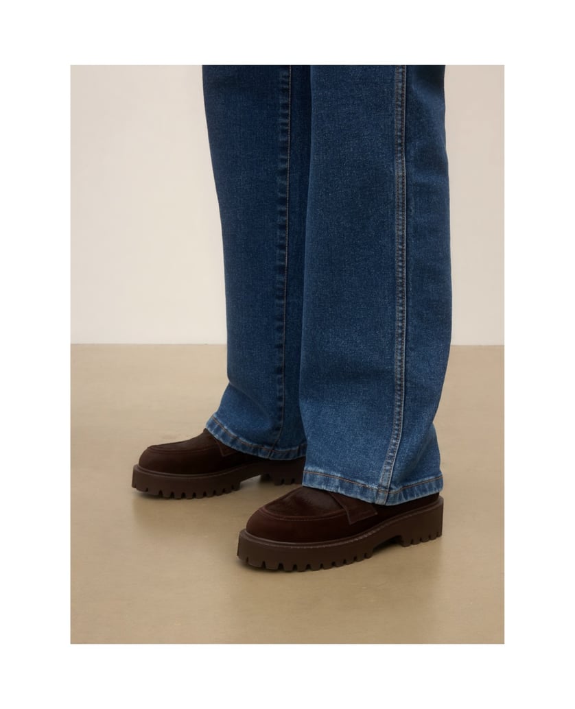 Kazar-Brown-suede-slip-on-shoes-with-natural-hair-finish-insert-hnedá