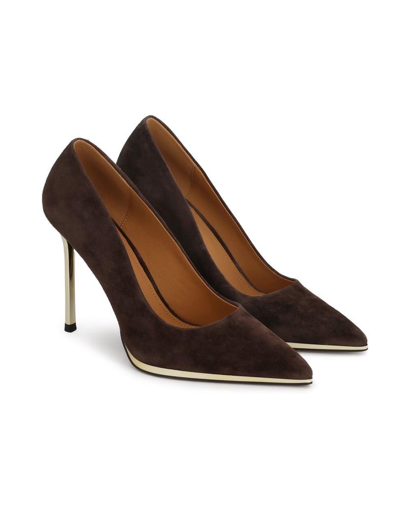 Kazar-Dark-brown-suede-pumps-with-metal-heel-tmavá-hnedá