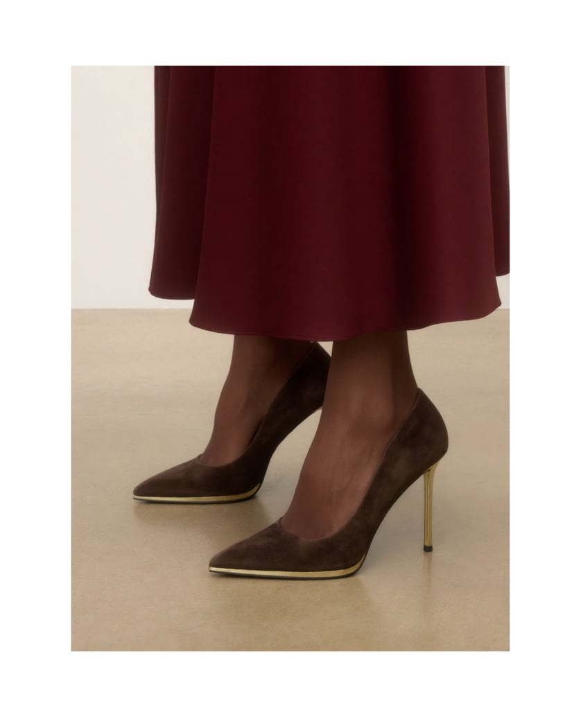 Kazar-Dark-brown-suede-pumps-with-metal-heel-tmavá-hnedá