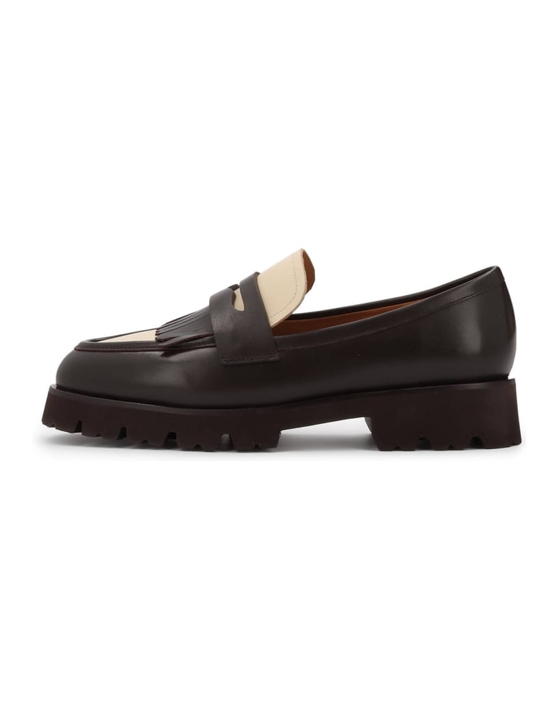 Kazar-Women's-genuine-leather-loafers-in-a-shade-of-brown-hnedá
