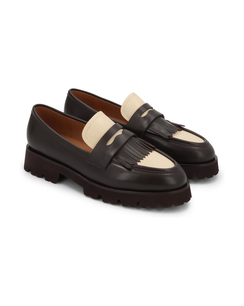 Kazar-Women's-genuine-leather-loafers-in-a-shade-of-brown-hnedá