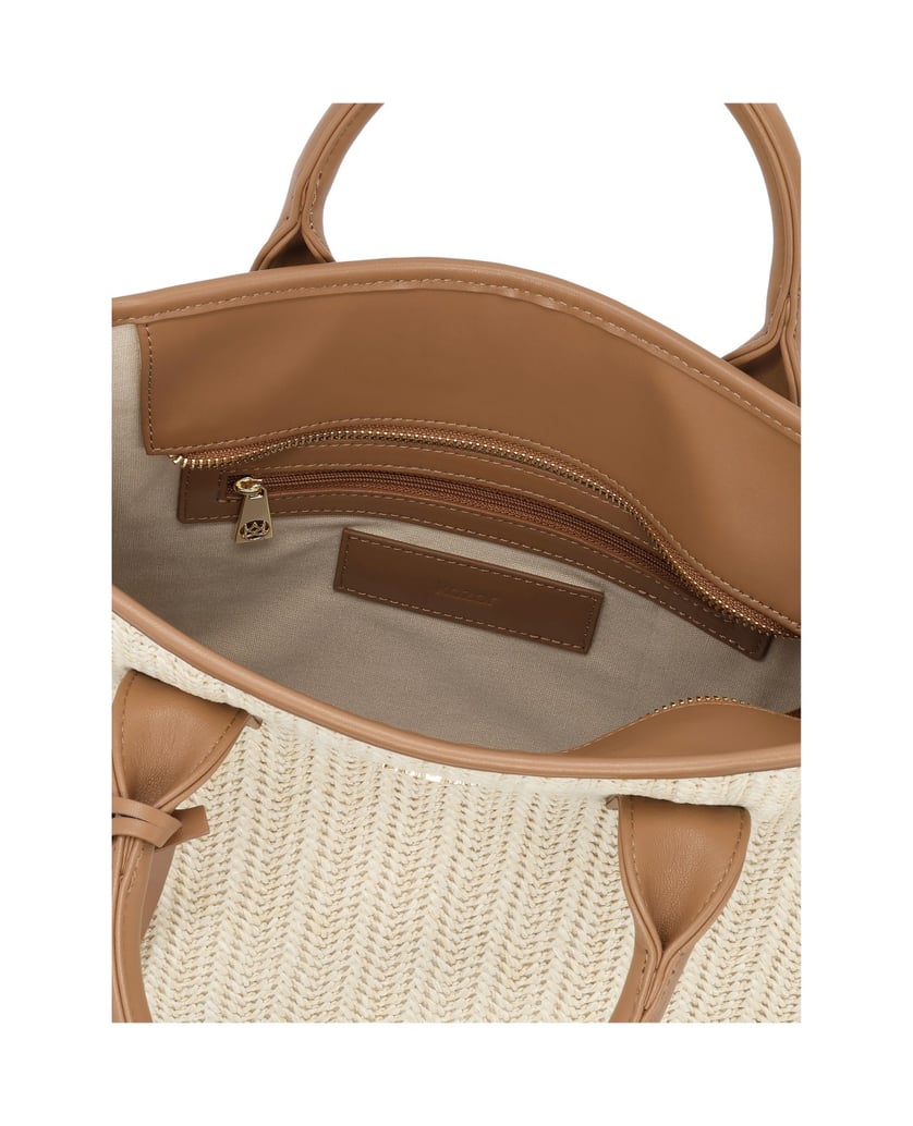 Kazar-Light-brown-handbag-with-beige-raffia-béžová