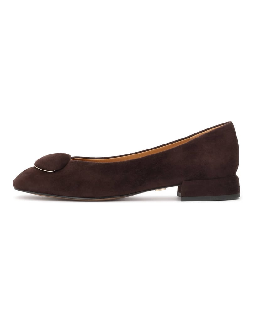 Kazar-Square-nose-suede-pumps-tmavá-hnedá