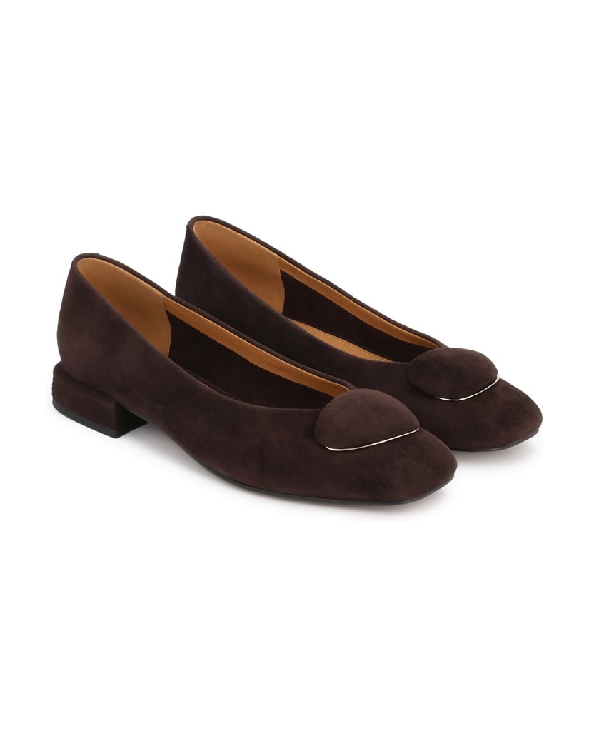 Kazar-Square-nose-suede-pumps-tmavá-hnedá