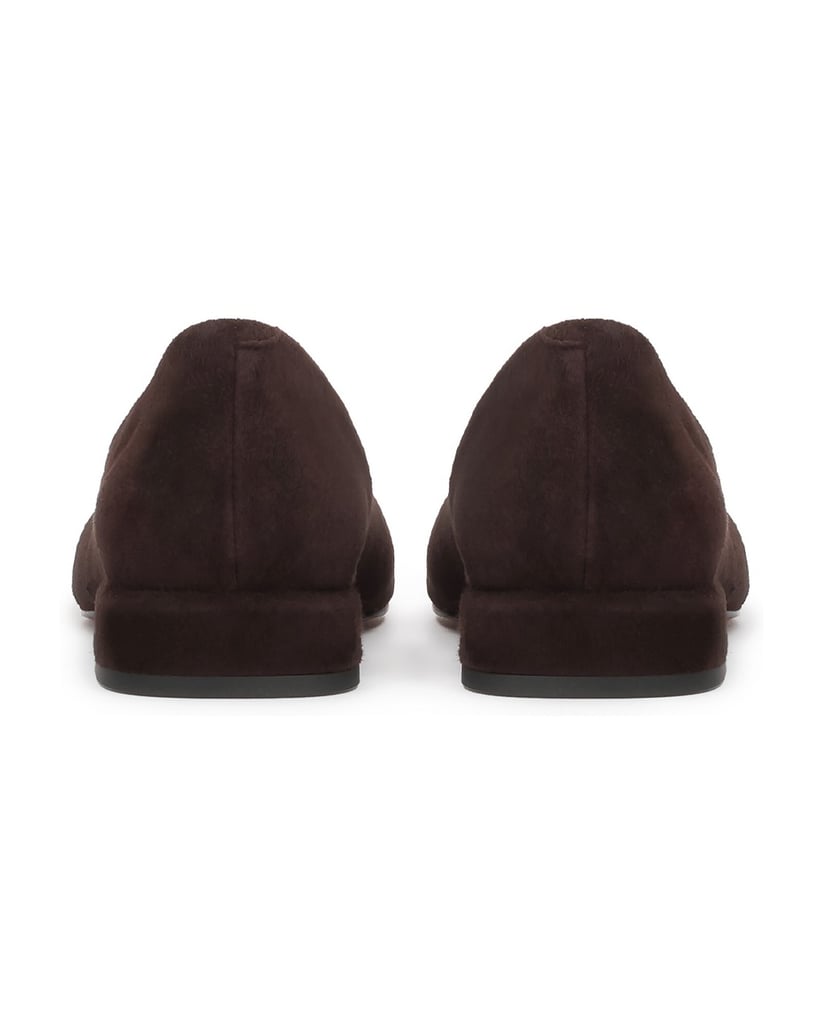 Kazar-Square-nose-suede-pumps-tmavá-hnedá