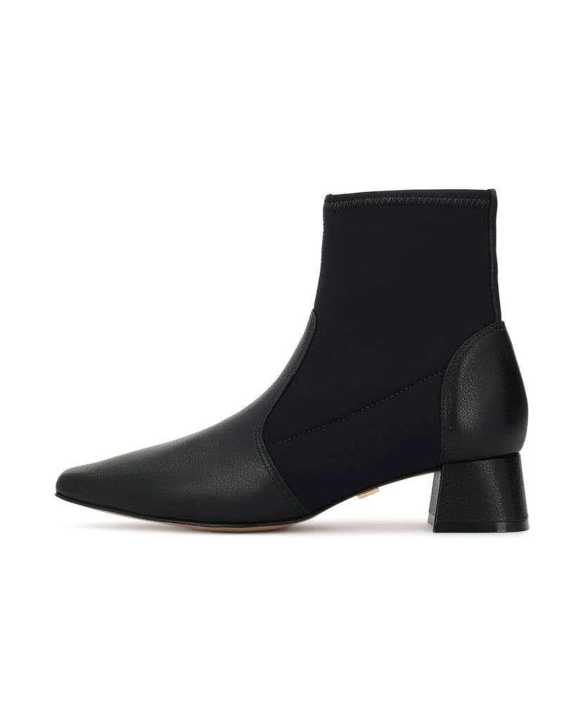 Kazar-Sock-booties-with-suede-accents-čierna