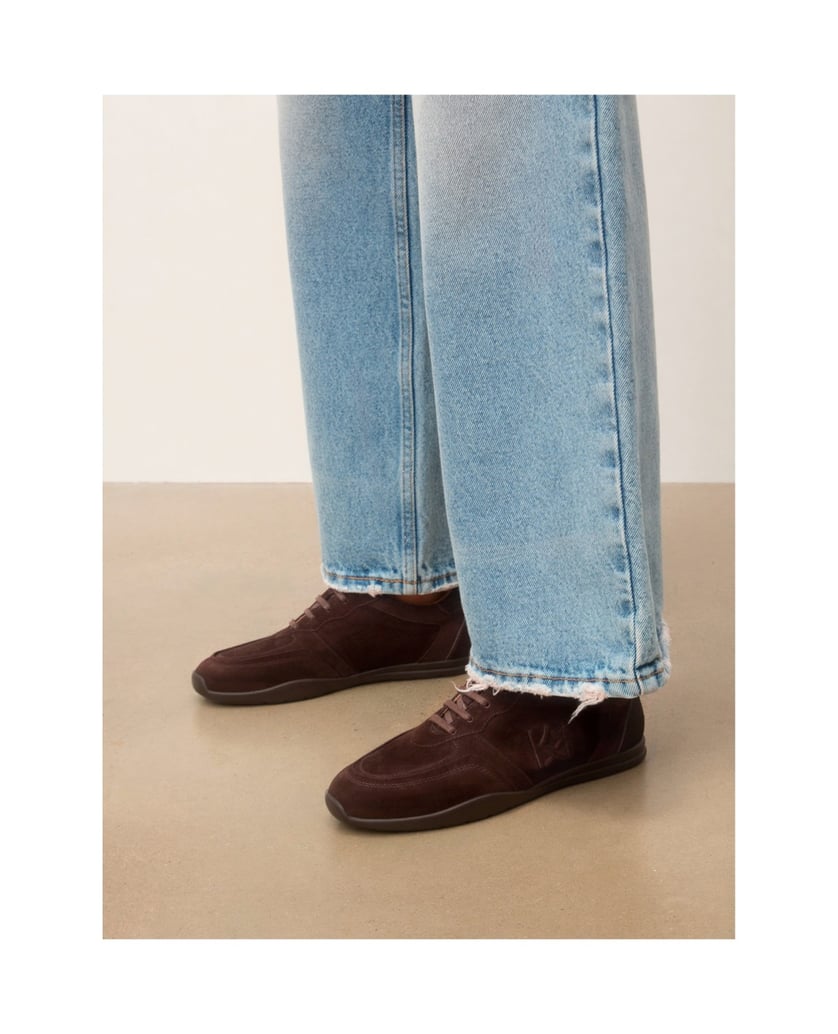 Kazar-Suede-sneakers-with-a-hair-on-leather-insert-tmavá-hnedá