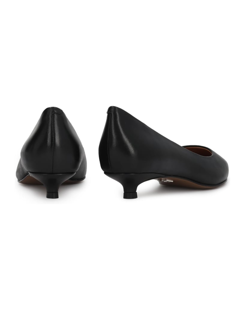 Kazar-Black-women's-pumps-with-a-low-kitten-heel-čierna