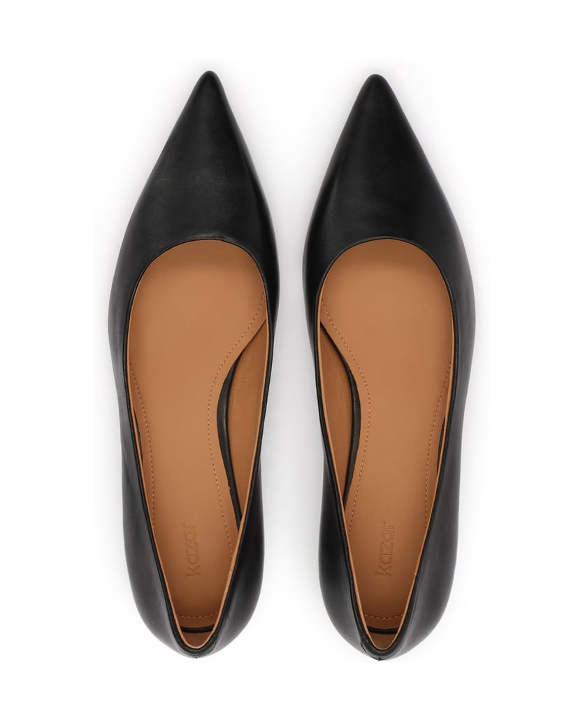 Kazar-Black-women's-pumps-with-a-low-kitten-heel-čierna