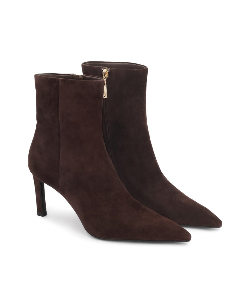 Kazar-Elegant-dark-brown-suede-booties-tmavá-hnedá