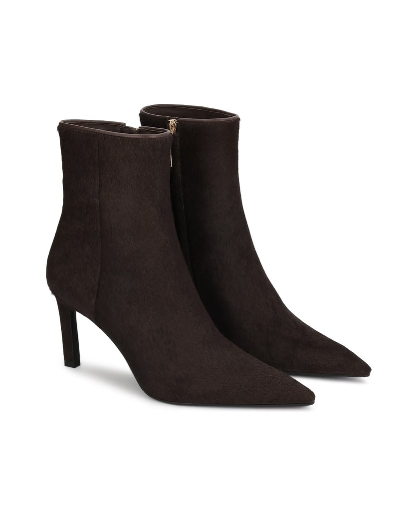 Kazar-Brown-hair-on-leather-booties-tmavá-hnedá